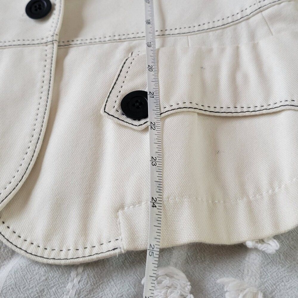 Max Mara SportMax Vintage Contrast Stitch Blazer Tailored Structured Academia 12 - Picture 7 of 9